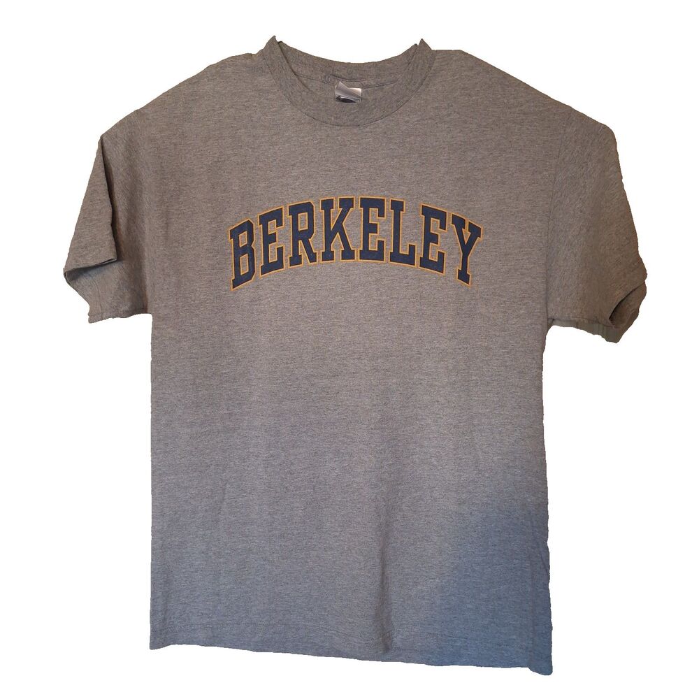 Vintage University Of California Berkeley Tee Shirt Size Large Gray